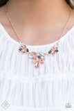 Completely Captivated Rose Gold Necklace Paparazzi