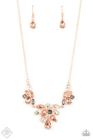 Completely Captivated Rose Gold Necklace Paparazzi