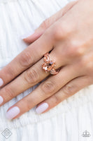 Law of Attraction Rose Gold Ring Paparazzi Accessories
