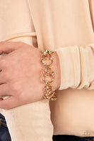 The Universe Revolves Around Me Gold Bling Bracelet Paparazzi Accessories