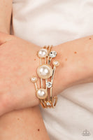 Total SAIL-Out - Gold Pearl Bracelet Paparazzi Accessories