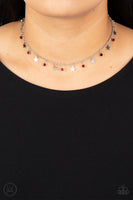 Little Lady Liberty Red Bling Star Choker Necklace Paparazzi Accessories