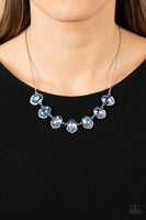 Unleash Your Sparkle Blue Rhinestone Necklace Paparazzi