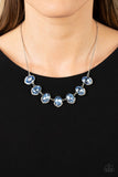 Unleash Your Sparkle Blue Rhinestone Necklace Paparazzi