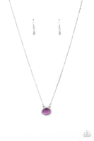 Treasure Me Always - Purple Necklace Paparazzi Accessories
