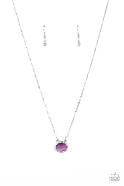 Treasure Me Always - Purple Necklace Paparazzi Accessories