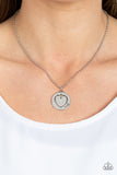 Heart Full of Faith White Heart Necklace Paparazzi Accessories Faith