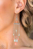 Marina Breeze Orange Mint Earrings FF SS 0722 Paparazzi Accessories