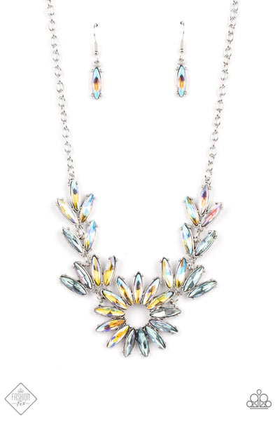 Celestial Cruise Multi Iridescent Necklace Paparazzi Accessories FF SS 0722