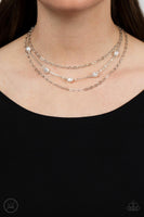 Offshore Oasis White Pearl Choker Paparazzi Accessories