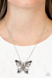Badlands Butterfly Black Necklace Paparazzi Accessories