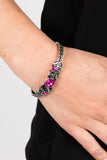 Vogue Vineyard Pink Bling Cuff Bracelet Paparazzi