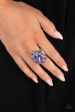 Astral Attitude iridescent  Pink Bling Ring Paparazzi Accessories