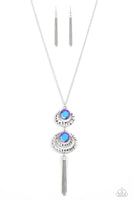 Limitless Luster Purple Iridescent Necklace Paparazzi