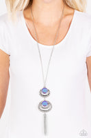 Limitless Luster Purple Iridescent Necklace Paparazzi