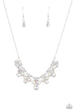 See in a New STARLIGHT White iridescent Necklace Paparazzi Accessories