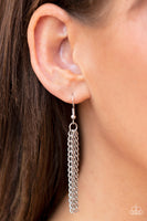 Iced Iron Silver Hematite Necklace Paparazzi Accessories