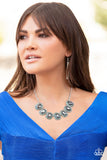 Iced Iron Silver Hematite Necklace Paparazzi Accessories
