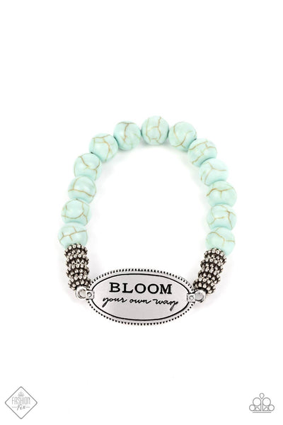 Bedouin Bloom Blue Your Way Bracelet Paparazzi Accessories