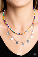 Comet Candy Multi Color Bead Necklace Paparazzi Accessories