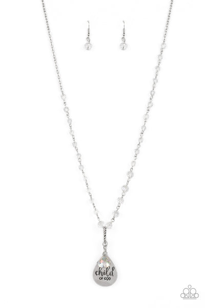 Divine Dance White Child of God Necklace Paparazzi Accessories