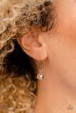 Sheen Season Brass Peach Necklace Paparazzi Accessories