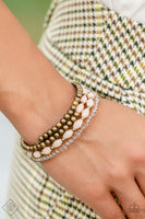 Celestial Chapter Brass Peach Bracelet Paparazzi Accessories