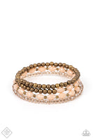 Celestial Chapter Brass Peach Bracelet Paparazzi Accessories