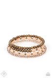 Celestial Chapter Brass Peach Bracelet Paparazzi Accessories
