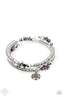 Handcrafted Heirloom Multi Oil Spill Bracelet Paparazzi