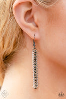 Troublemaker Trove Black Rhinestone Necklace Paparazzi
