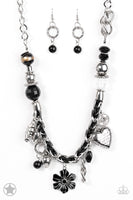 Paparazzi Accessories Charmed, I Am Sure - Black Necklace