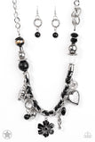 Paparazzi Accessories Charmed, I Am Sure - Black Necklace