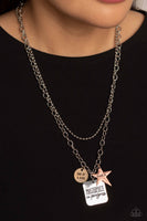 Masterpiece in Progress Multi Necklace One of a Kind Paparazzi