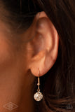 What A Gem Gold LOTP Necklace Paparazzi Accessories Solitaire