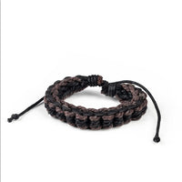 Paparazzi Accessories Weave It To Me Black Urban Bracelet Leather