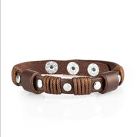 Paparazzi Accessories Road Runner Brown Urban Bracelet Leather