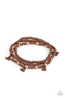 GRANDIOSE Slam - Copper Bracelets Paparazzi Accessories