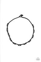 PAPARAZZI ACCESSORIES WOOD You Believe It Black Urban Necklace Mens