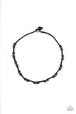 PAPARAZZI ACCESSORIES WOOD You Believe It Black Urban Necklace Mens