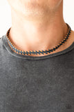 PAPARAZZI Men's Necklace THE GRAND CANYONER - BLUE