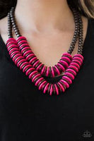 Paparazzi Accessories Dominican Disco Pink Necklace