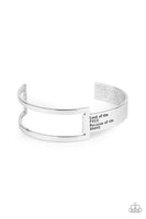 America the Brave silver Paparazzi Accessories bracelet cuff