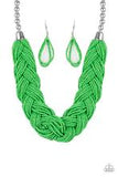 The Great Outback green Paparazzi Accessories Seed Bead necklace