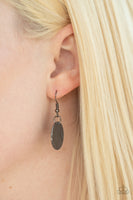 Paparazzi Trinket Trend Black Necklace Gunmetal Long