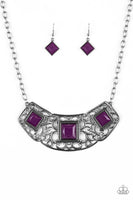 Paparazzi Accessories Feeling Inde-PENDANT Purple Necklace