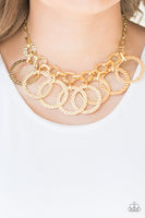Paparazzi Accessories Jammin' Jungle Gold Necklace Circle