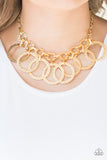 Paparazzi Accessories Jammin' Jungle Gold Necklace Circle