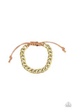 Paparazzi Accessories Rulebreaker Brass Urban Bracelet
