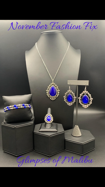 Paparazzi Glimpses of Mailbu November 2020 Fashion Fix Blue Silver